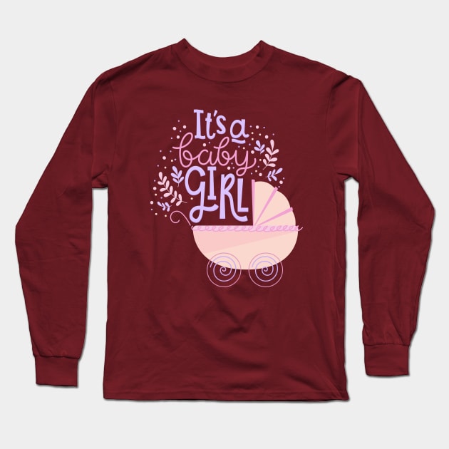 It is a baby Girl Long Sleeve T-Shirt by Alg0rany